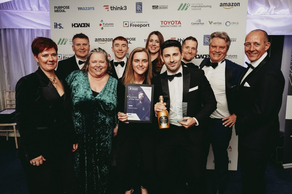 Midland Lead Named Derbyshire Business Of The Year 2023